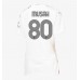 Maillot de foot AC Milan Yunus Musah #80 Extérieur vêtements Femmes 2023-24 Manches Courtes